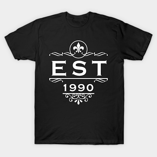 Established 1990 T-Shirt by Sham